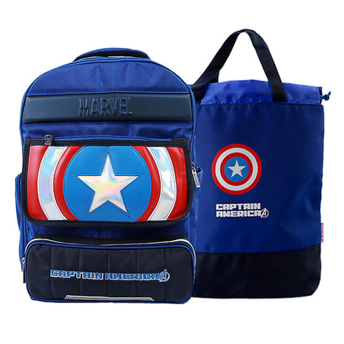 캡틴아메리카 드림 책가방세트(책가방,보조가방)